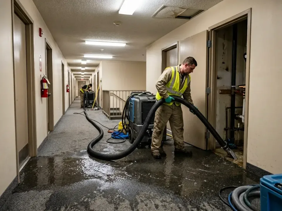 multi-unit-apartment-hallway-f-005 — frequently asked questions, Emergency Burst Pipe Water Extraction & Removal in Pontotoc…